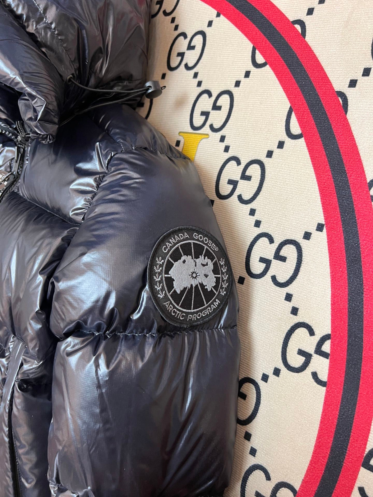 Canada Goose Black Arctic Program Hooded Down Jacket