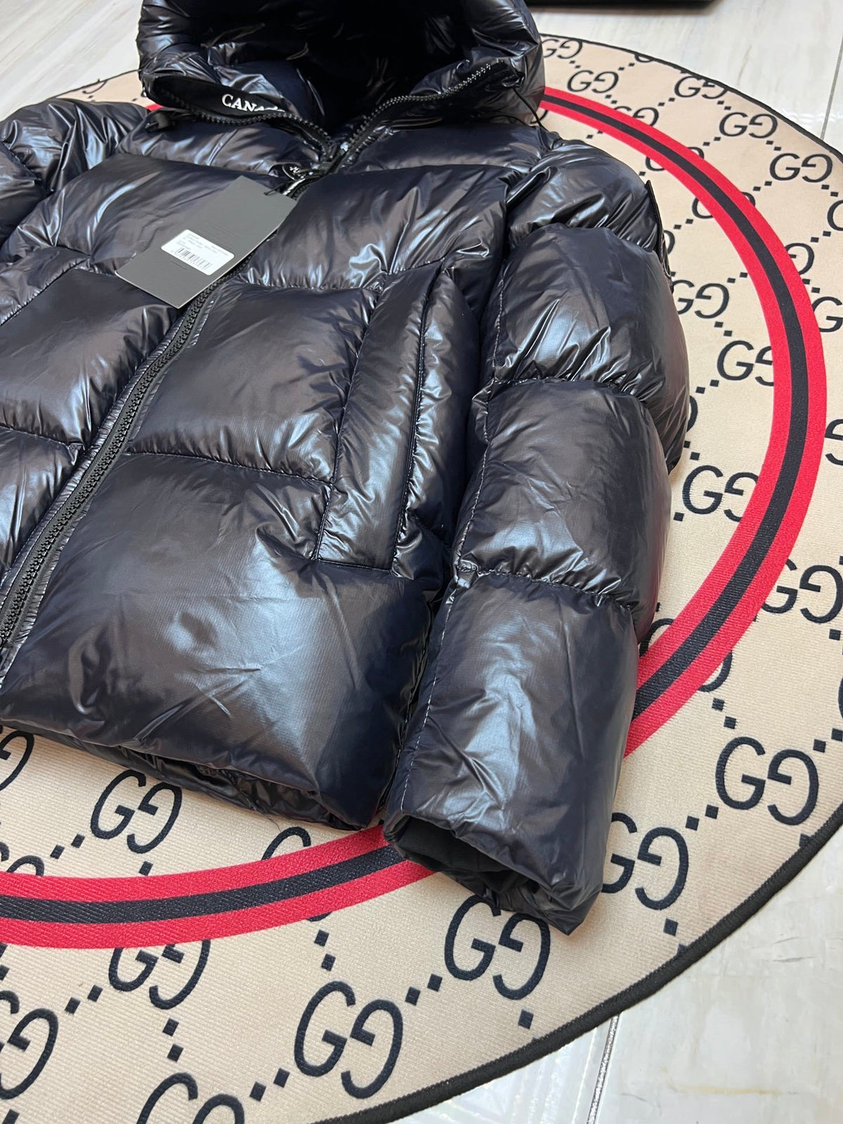Canada Goose Black Arctic Program Hooded Down Jacket