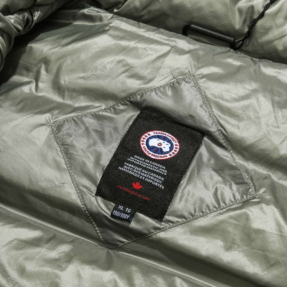Canada Goose Military Green Lightweight Down Vest