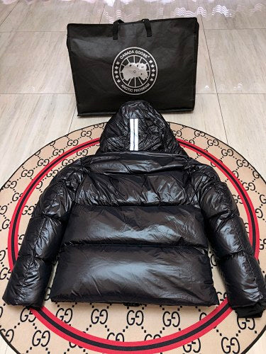 Canada Goose Black Arctic Program Hooded Down Jacket