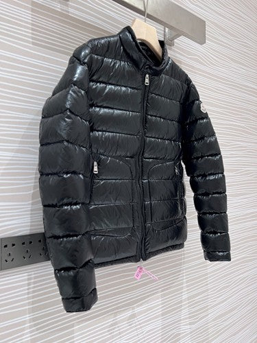 Moncler Black Gloss Short Down Jacket