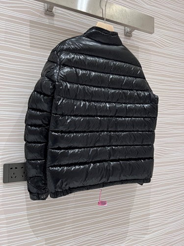 Moncler Black Gloss Short Down Jacket