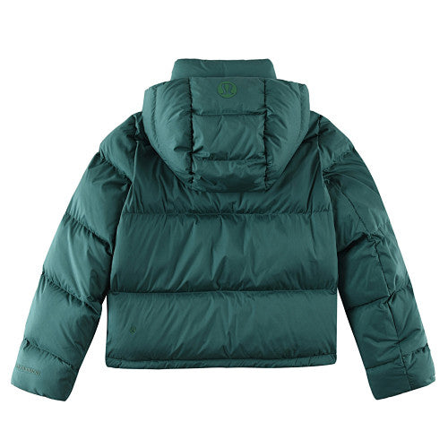Lululemon Forest Green Hooded Down Puffer Jacket
