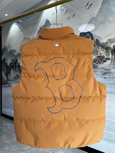 MLB Boston Red Sox Caramel Brown Down Vest