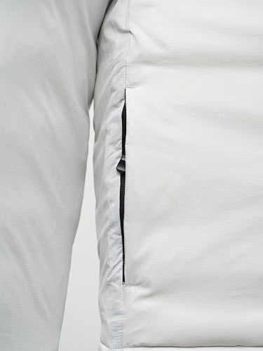 Canada Goose White Hybrid Shell Jacket with Quilted Down Liner