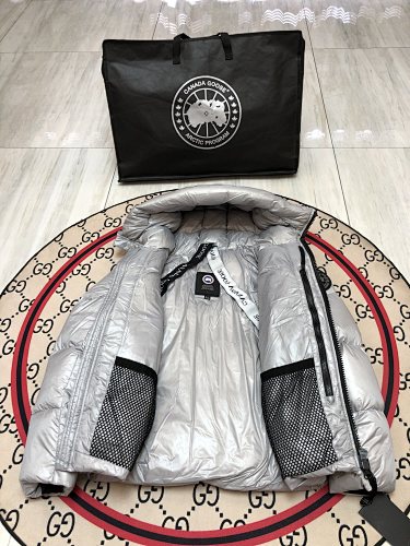 Canada Goose Silver Arctic Program Hooded Down Jacket