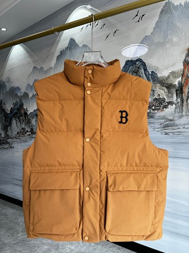 MLB Boston Red Sox Caramel Brown Down Vest
