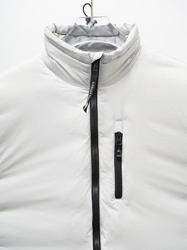 Canada Goose White Hybrid Shell Jacket with Quilted Down Liner