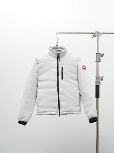 Canada Goose White Hybrid Shell Jacket with Quilted Down Liner