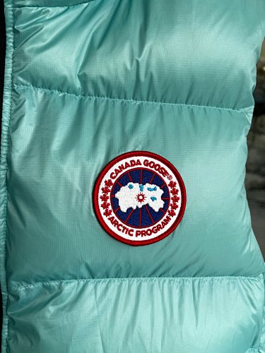 Canada Goose Mint Green Glossy Down Vest