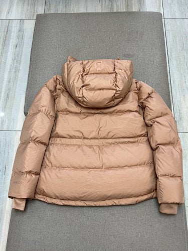 Lululemon Blush Geometric-Quilt Hooded Puffer Jacket