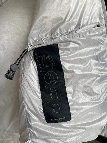 Canada Goose Silver Glossy Down Vest