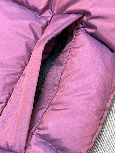 Lululemon Berry Iridescent Hooded Puffer Jacket