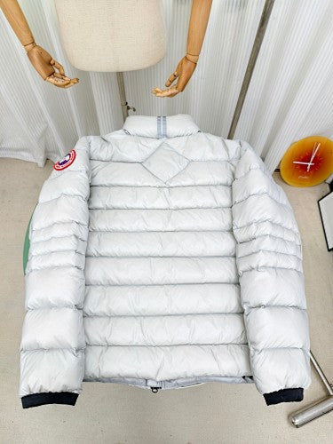 Canada Goose White Arctic Program Hooded Down Jacket