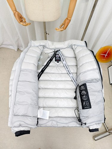 Canada Goose White Arctic Program Hooded Down Jacket