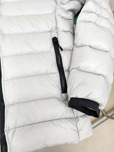 Canada Goose White Arctic Program Hooded Down Jacket