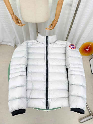 Canada Goose White Arctic Program Hooded Down Jacket