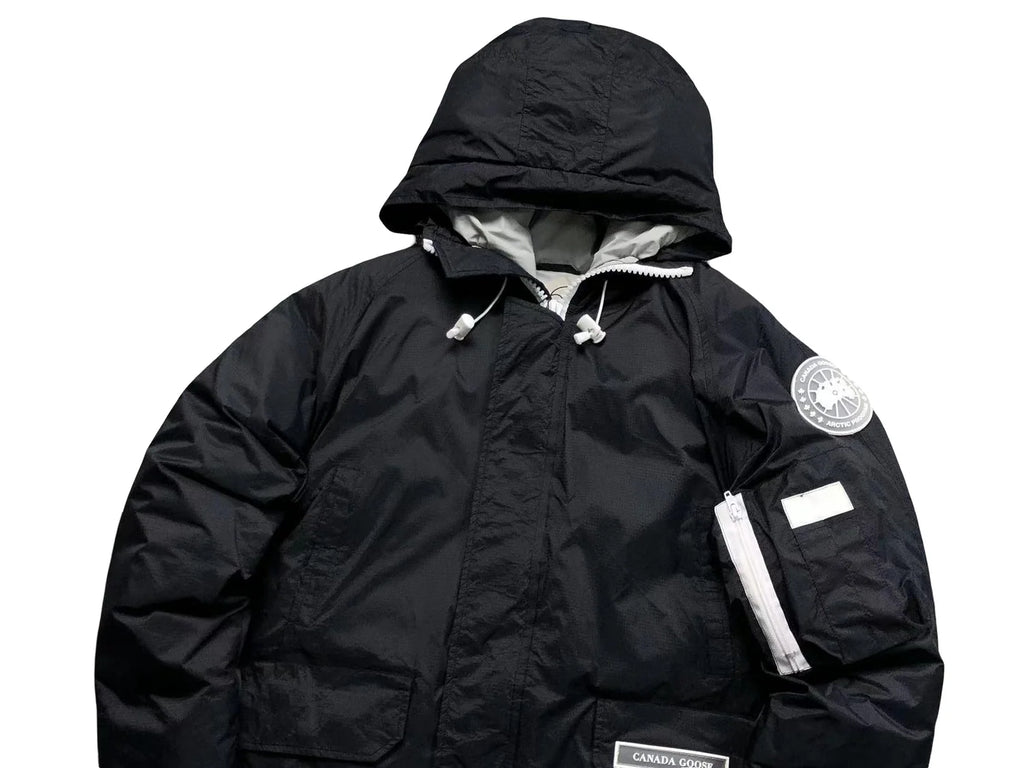 Canada Goose Black Hooded Down Jacket