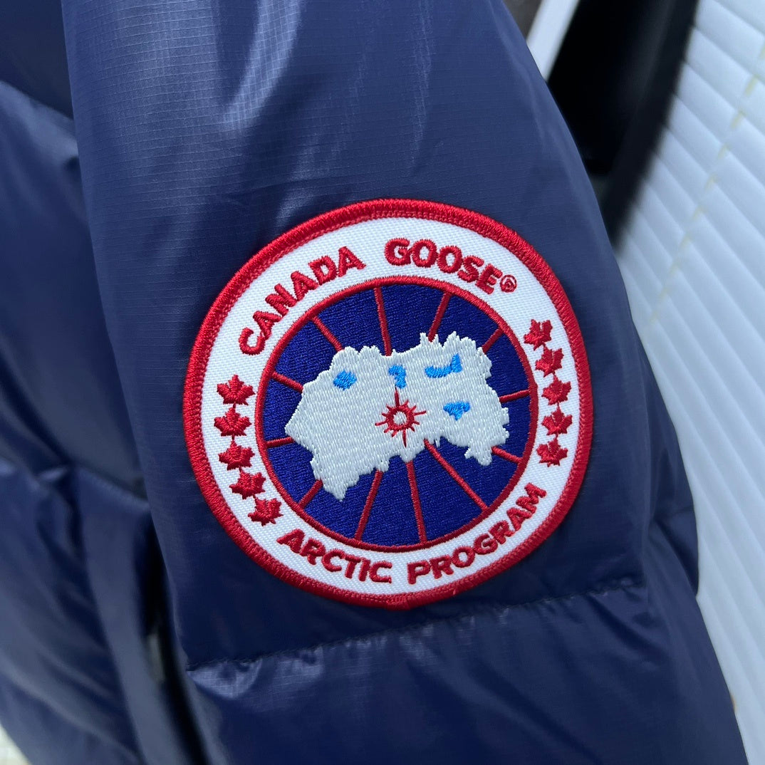 Canada Goose Navy Arctic Program Hooded Down Jacket