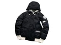 Canada Goose Black Hooded Down Jacket