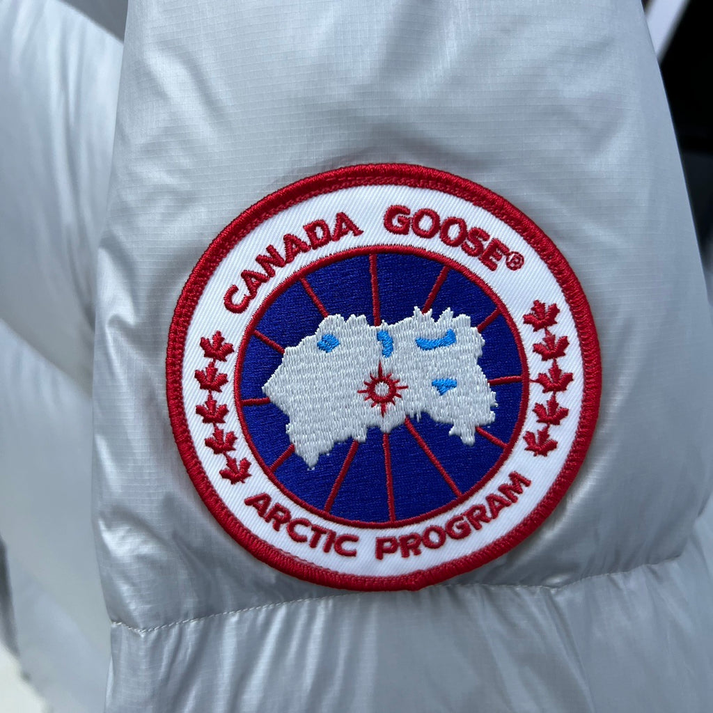 Canada Goose Pearl Grey Arctic Program Hooded Down Jacket