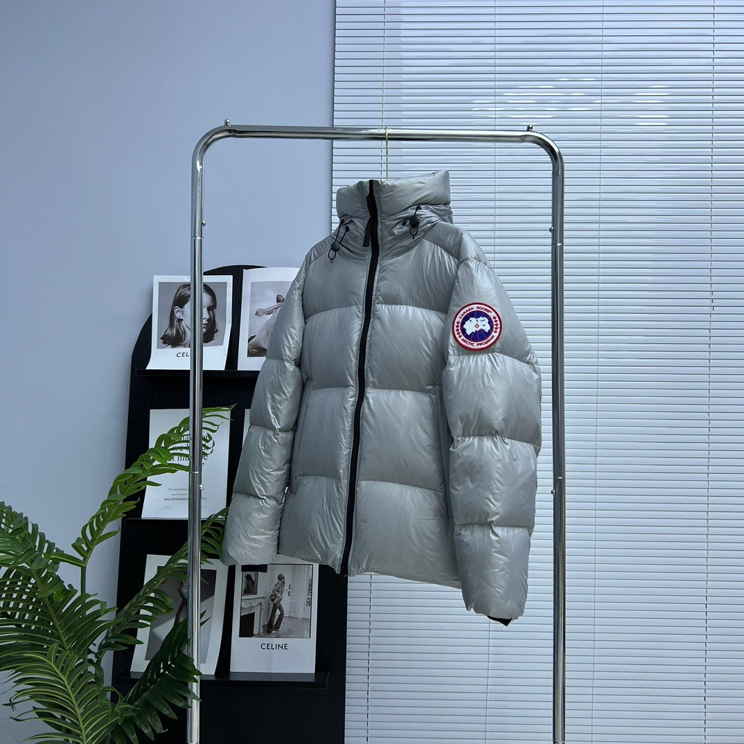 Canada Goose Pearl Grey Arctic Program Hooded Down Jacket