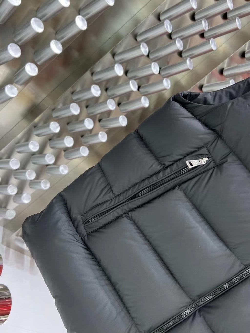 Moncler Hooded Down Vest – Graphite