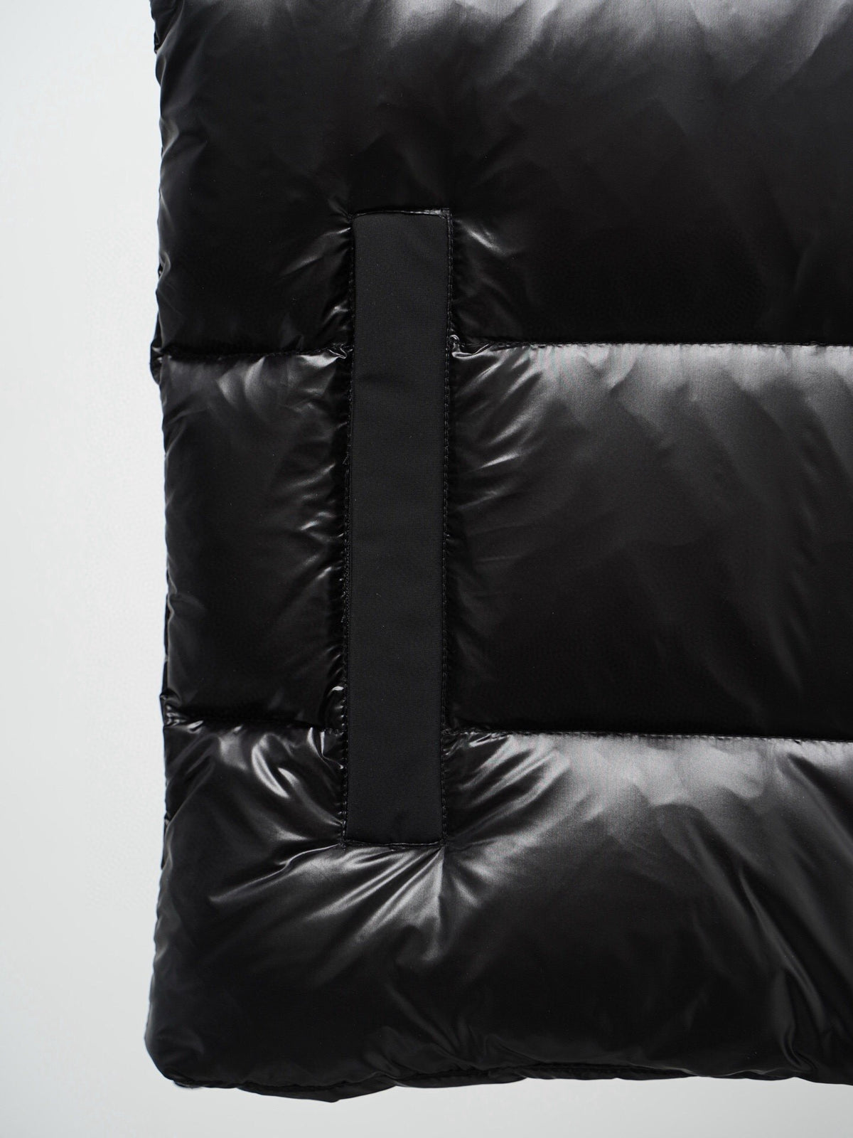 Moose Knuckles Black Glossy Down Vest