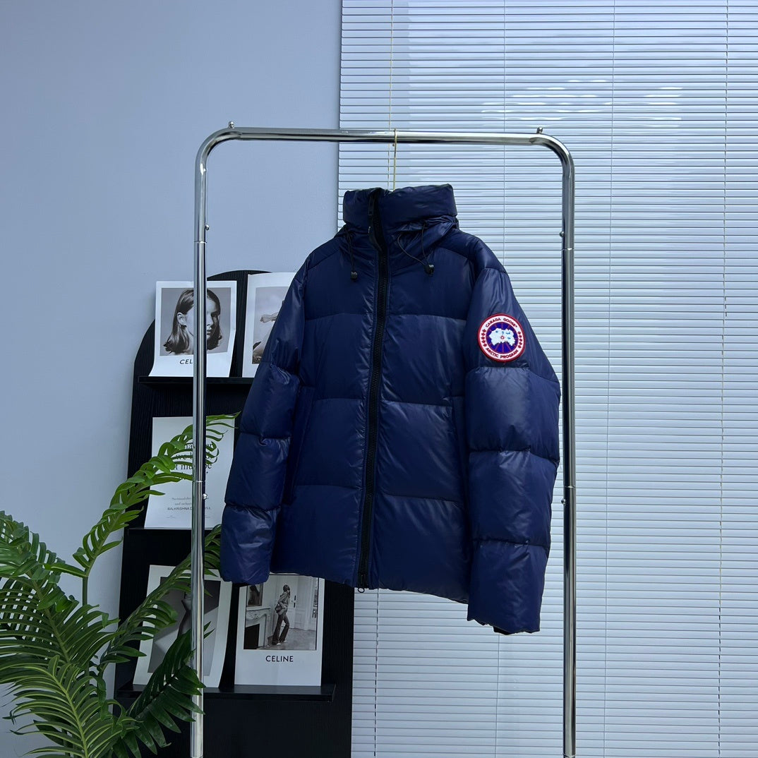 Canada Goose Navy Arctic Program Hooded Down Jacket