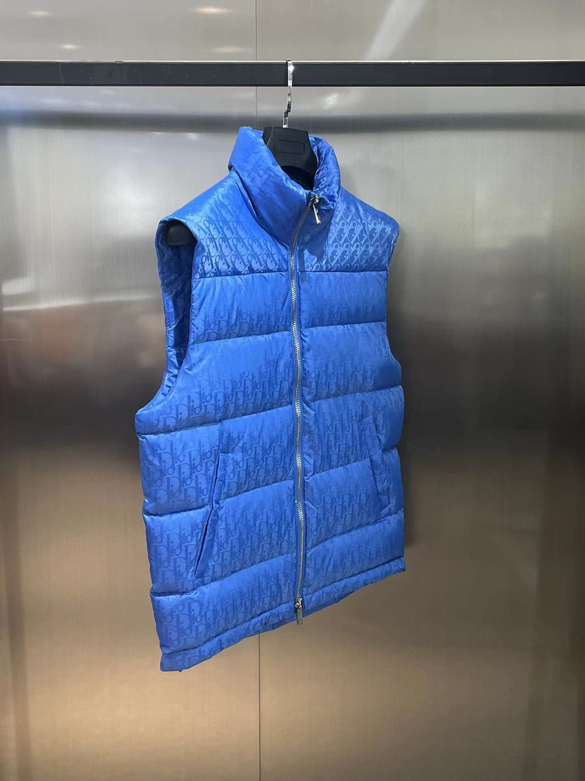 Dior Royal Blue Oblique Down Vest