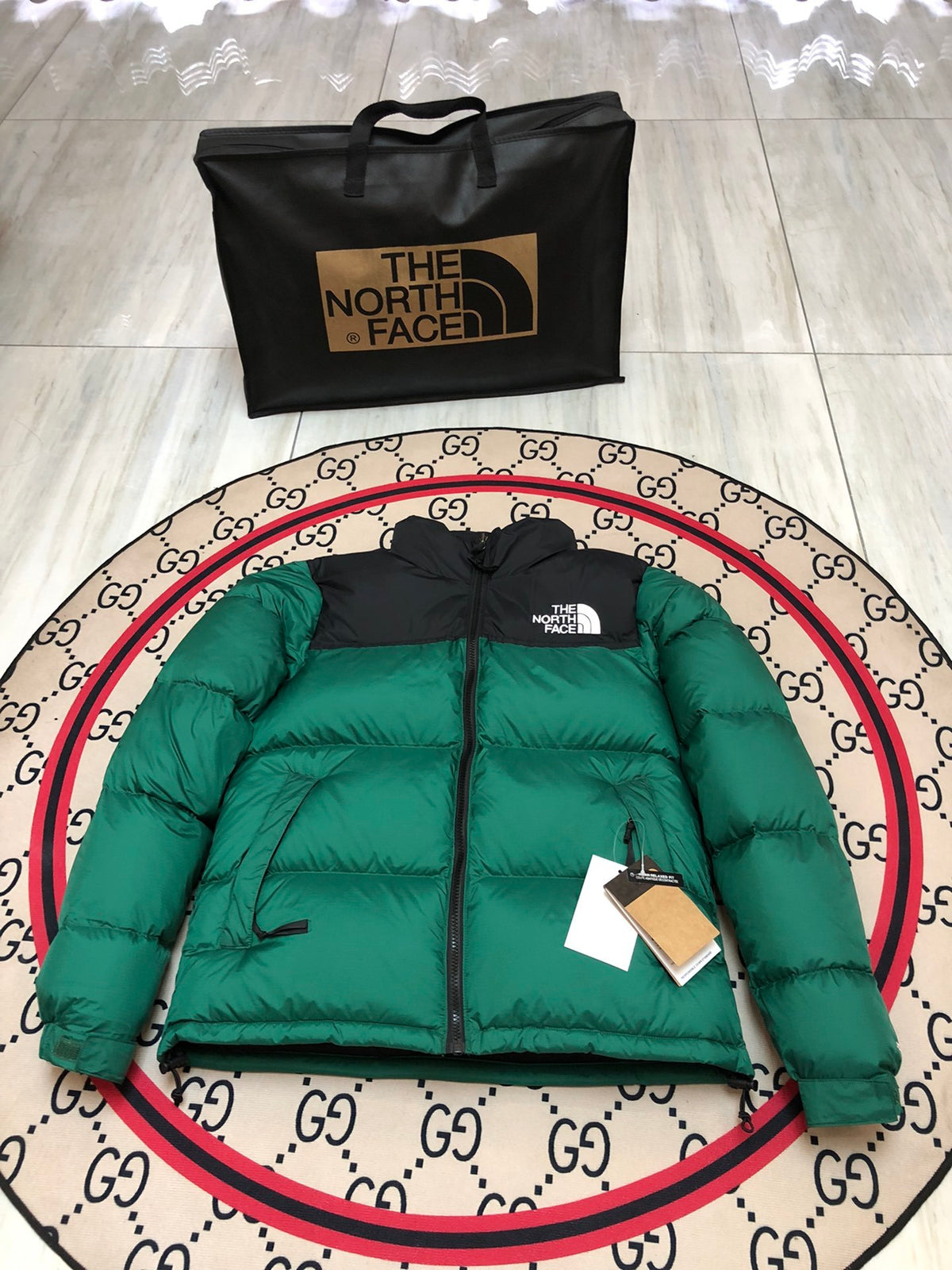 The North Face 1996 Retro Nuptse Evergreen Black Down Jacket 700 Fill