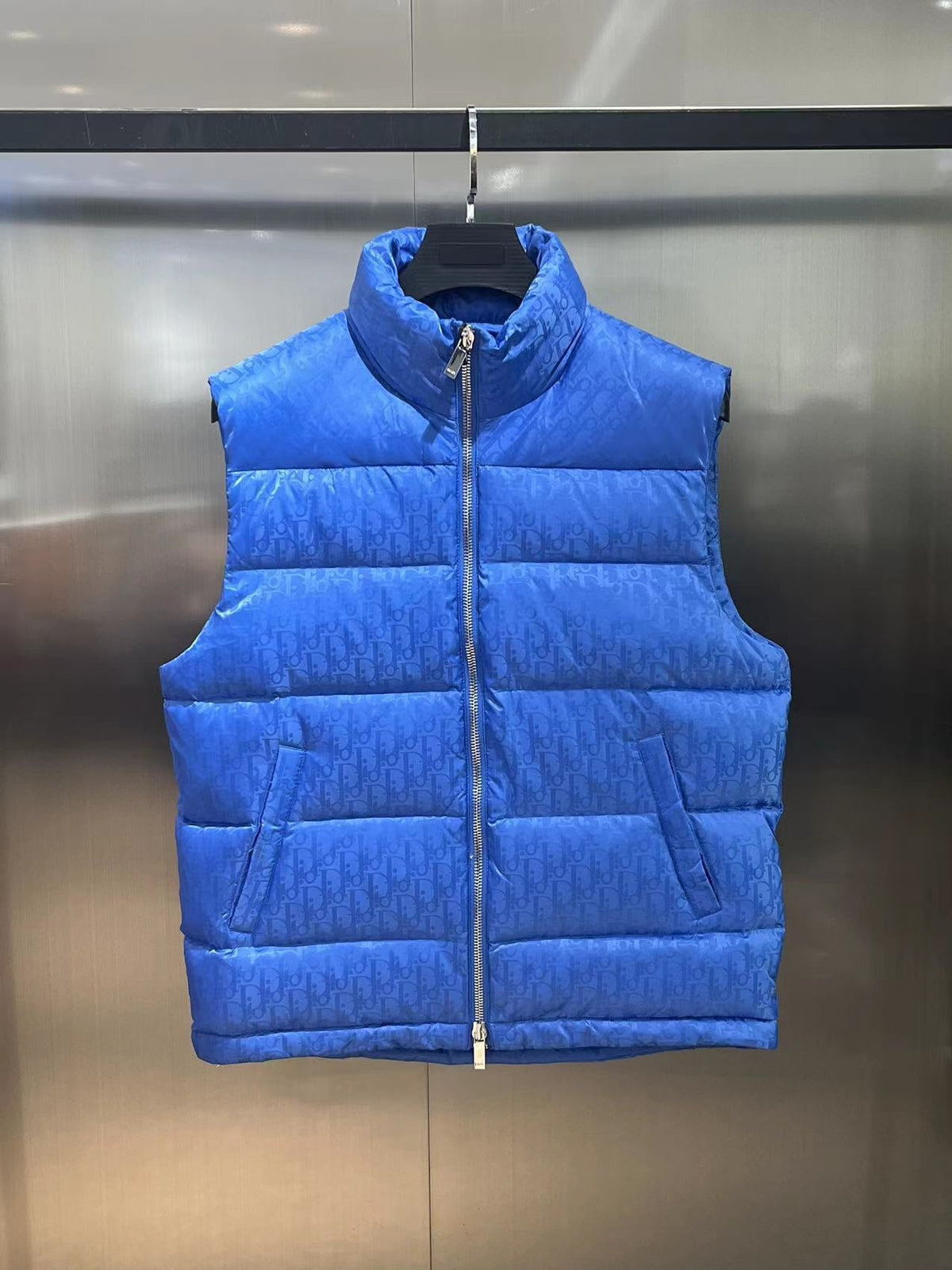 Dior Royal Blue Oblique Down Vest