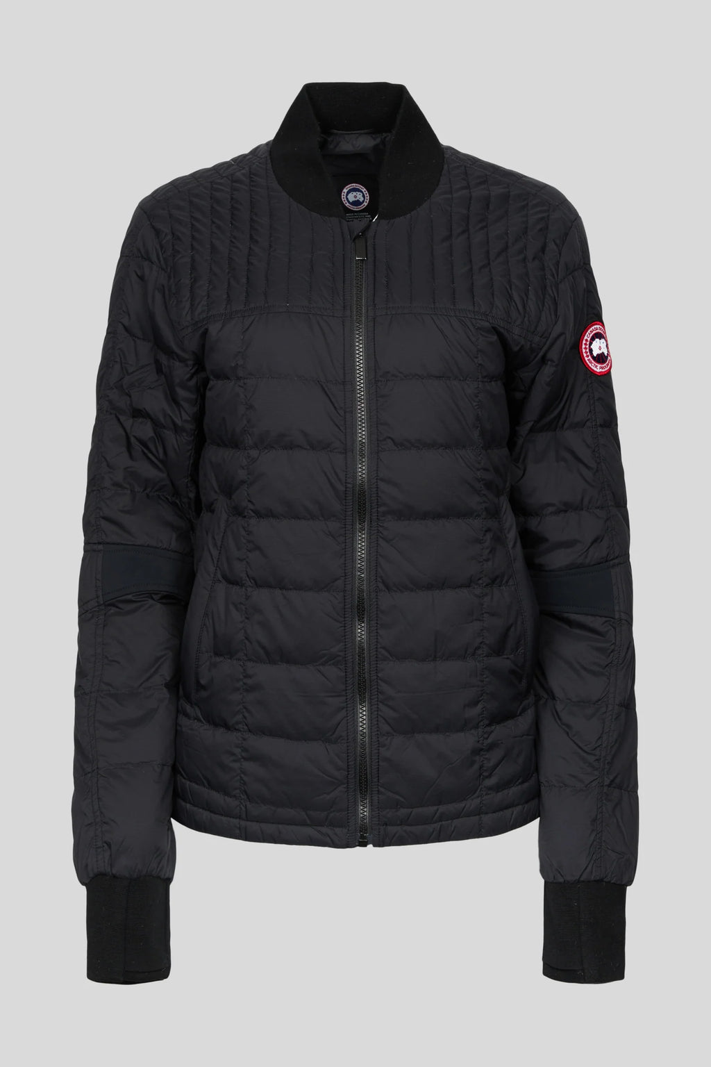 Canada Goose Black Women's Slim-Fit Quilted Down Bomber Jacket