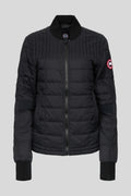 Canada Goose Black Women's Slim-Fit Quilted Down Bomber Jacket