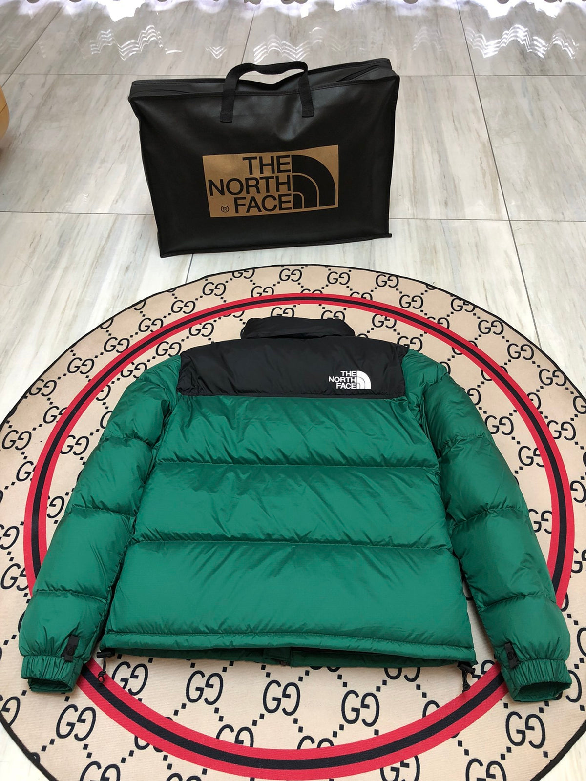 The North Face 1996 Retro Nuptse Evergreen Black Down Jacket 700 Fill