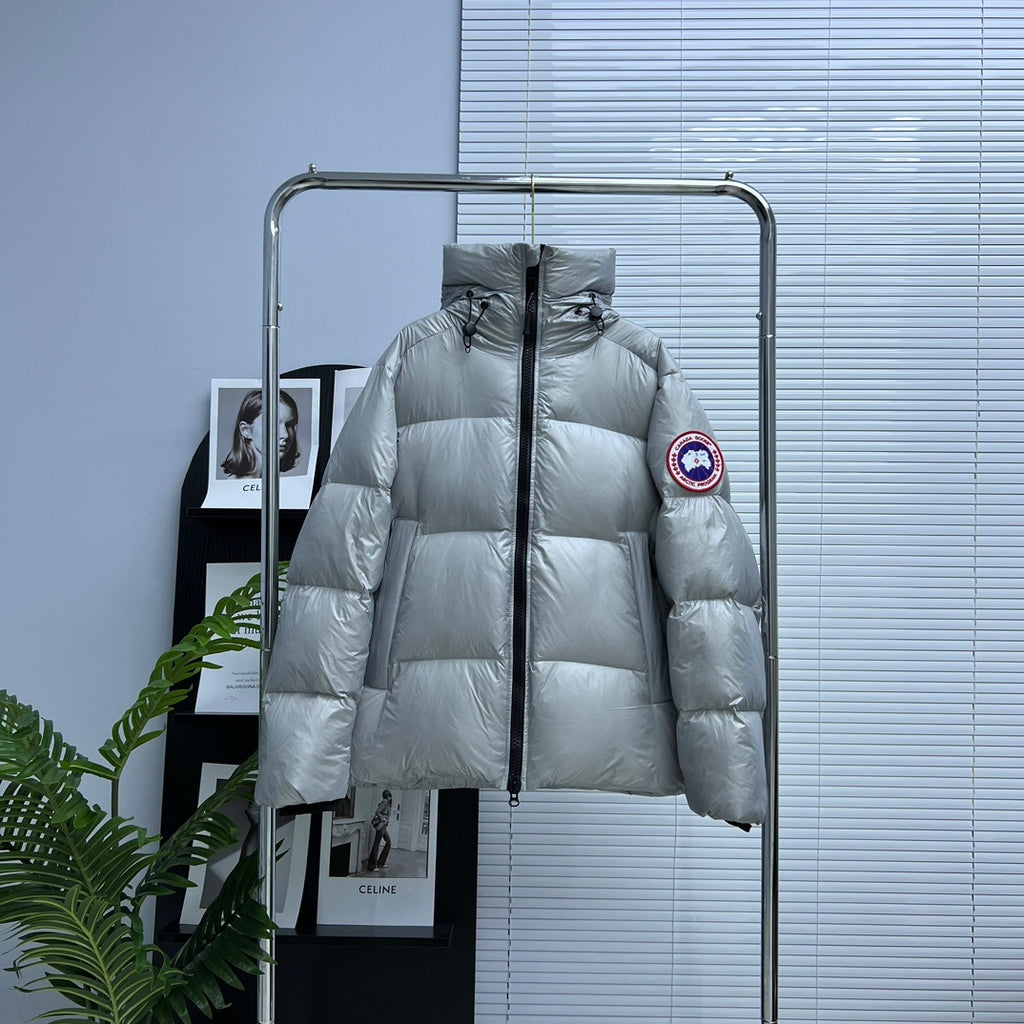 Canada Goose Pearl Grey Arctic Program Hooded Down Jacket