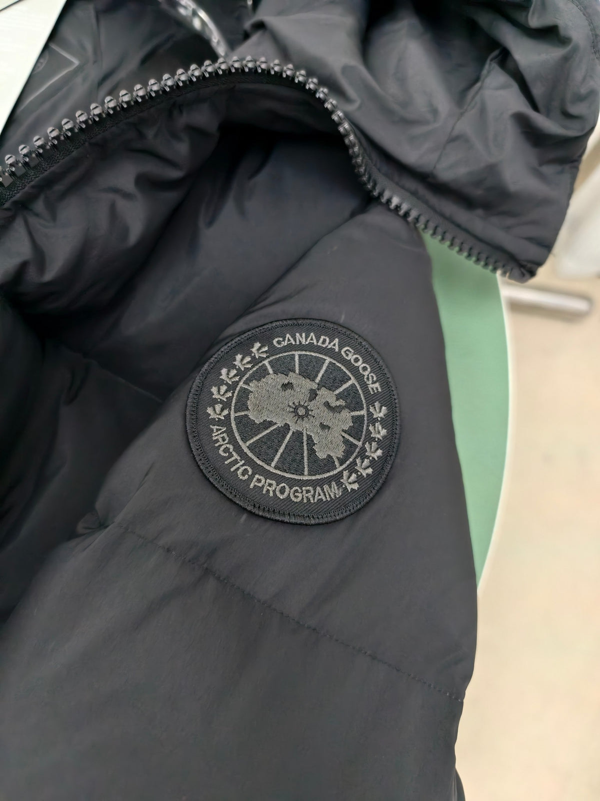 Canada Goose Black Matte Oversized Hooded Puffer Jacket